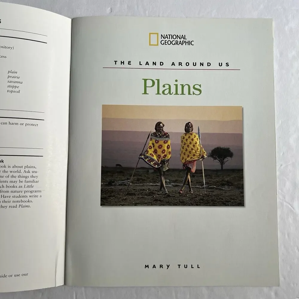 National Geographic Reading Expeditions The Land Around Us Plains Paperback Book